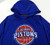 Mens Detroit Pistons Blue Hoodie Sweatshirt Majestic NWT XL  65S
