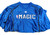 Orlando Magic Champion Team Issued Short Sleeve Vintage Warm Up Shirt Blue XXXL