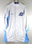 Utah Jazz NBA Reebok Team Issued Warm Up Jacket White Blue Large Tall Stained