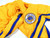 San Francisco Warriors NBA Reebok Hardwood Classics Warm Up Pants Yellow Large