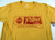 Womens Detroit Pistons Authentic Yellow Shirt Sun C-Bread Sportiqe NWT S 085S