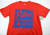 Mens Detroit Pistons Auth Red Shirt Eastern Confernce C-Bread Sportiqe NWT L 01S