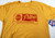 Detroit Pistons Authentic Yellow Shirt Sun C-Bread Sportiqe NWT L 087S