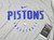 Detroit Pistons Script Nike Dri-Fit Team Issued Tee Shirt Heather New XXL Tall