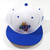 Kansas City Jayhawks Autism Ribbon Adidas Team Issued Hat White Blue Size 7 3/8