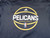 New Orleans Pelicans Adidas Team Issued Warm Up Hoodie Sweatshirt Navy 2XL +2"