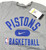 Detroit Pistons Basketball Nike Dri-Fit Team Issued Tee Shirt Heather New Small