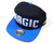 Orlando Magic Adidas Team Issued Script Flat Brim Logo Snapback Hat Black