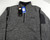 Mens Detroit Pistons Authentic Grey Quarter Zip Jacket Fortune Antigua NWT M 68S