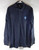 New Orleans Hornets Adidas Team Issued Long Sleeve Polo Shirt XL Black
