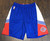 Detroit Pistons Team Issued Basketball Shorts Adidas Red White Blue New 4XL +2"