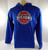 2016-17 Mens Detroit Pistons  Blue Hoodie Sweatshirt Playbook Adidas NWT L 24S