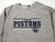 Men's Detroit Pistons Authentic Grey Casual Crewneck Sweatshirt 2XL 17S