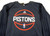 2016-17 Mens Detroit Pistons  Navy Pre Game Crewneck Sweatshirt Adidas NWT M 19S