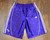 Charlotte Hornets Adidas Basketball Shorts Purple White Size 3XL2 New