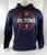 2016-17 Mens Detroit Pistons Auth Navy PreGame Hoodie Sweatshirt Adidas NWT L 2S