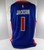 2015-16 Men Detroit Pistons Reggie Jackson #1 Authentic Blue Jersey Adidas 2XL 5