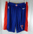 2017-18 Detroit Pistons Game Issued Blue Shorts 866343-495 46+2 876S
