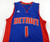 2015-16 Mens Detroit Pistons Reggie Jackson #1 Authentic Blue Jersey Adidas S 1S
