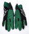 Miami Hurricanes adidas CrazyQuick 3.0 Black/FORGRN Receiver Gloves Size XL