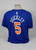 2023-24 Mens NY Knicks Immanuel Quickley #5 The NIKE TEE Blue Shirt Nike XXL