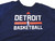 Detroit Pistons Basketball Adidas Ultimate Tee Warm Up Shirt Navy XLT New