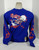 2022-23 Mens New York Knicks Lunar 5.0 Crew Sweatshirt Blue Mitchell & Ness S