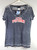 Detroit Pistons Burnout Logo 5th & Ocean NBA4Her Ladies Shirt Size Large New