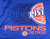 Detroit Pistons Hookup Logo T-Shirt Shirt Majestic Adult Size XL Blue New