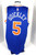 2020-21 Mens New York Knicks Immanuel Quickley #5 Swingman Blue Jersey Nike 52
