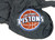 Detroit Pistons Side Logo Gear For Sports Womens Hoodie Shirt Large Black New