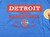 Detroit Pistons Basketball Sportiqe Ladies Comfy Tee Shirt Size XXL Blue New