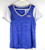 Detroit Pistons Rival NBA For Her Antigua Ladies Shirt Size Small Royal Blue New