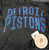 Detroit Pistons Laid Back Sportiqe Pullover Hoodie Sweatshirt Womens XL Black