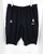 2021-22 Mens Detroit Pistons Team Issued Travel Black Basketball Shorts Nike 2XL