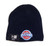 Detroit Pistons Logo New Era Soft Snow Fleece Women's Knit Beanie Hat Black New