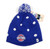 Detroit Pistons Polka Dot Logo '47 Brand Knit Pom Beanie Winter Hat Kids New