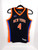 2020-21 Youth New York Knicks Derrick Rose #4 Swingman City Black Jersey Nike L