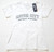 Detroit Pistons Motor City Script Logo NBA V-Neck Shirt White New Womens Medium