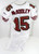 2006 San Francisco 49ers Jason McAddley #15 Game Issued White Jersey 60 Patch 7