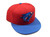Clearwater Threshers Logo Road Red Blue MiLB New Era 59Fifty Fitted Hat 7 7/8