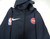 2018-19 Detroit Pistons Jon Leuer #30 Game Used Navy Warm Up Jacket Nike XLT 64S