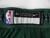 2022-23 Detroit Pistons Game Issued Green Shorts City Saint Cecilia Nike 40R 8S