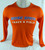 Boise State Broncos Team Issued Nike Orange Track and Field Shirt Size M