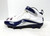 2010 Auburn Under Armour Team Fierce 3 White/Silver/Navy Football Cleats 12
