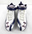 2011 Utah State Under Armour Team Fierce 3 White/Navy Football Cleats 13.5