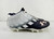 2012 Utah State Under Armour Team Highlight Demo White/Navy Football Cleats 9.5