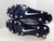 2016 Utah State Aggies Nike Lunarbeast Elite TD CF White/Navy Football Cleats 16