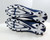 2015 Utah State Aggies Nike Alpha Pro 2 TD Promo White/Navy Football Cleats 13