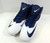2014 Utah State Aggies Nike Zoom Code Elite 3/4 TD White/Navy Football Cleats 17